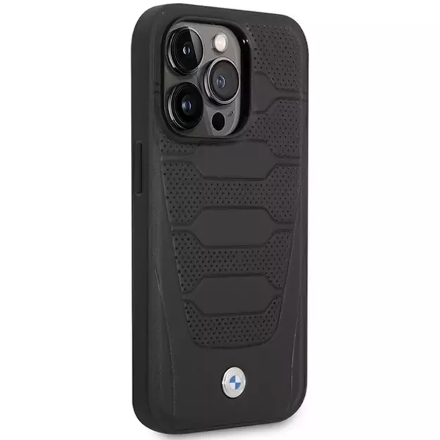 Case BMW BMHCP14X22RPSK iPhone 14 Pro Max 6.7  black/black Leather Seats Pattern 3