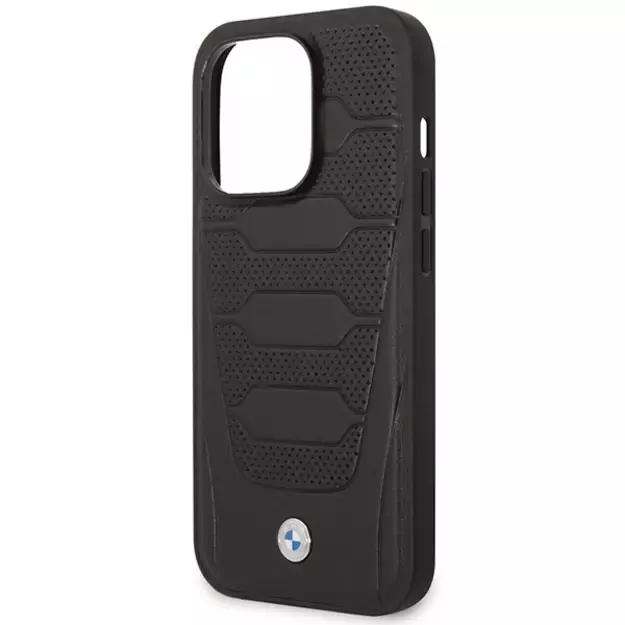 Case BMW BMHCP14X22RPSK iPhone 14 Pro Max 6.7  black/black Leather Seats Pattern 5