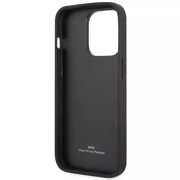 Case BMW BMHCP14X22RPSK iPhone 14 Pro Max 6.7  black/black Leather Seats Pattern 6