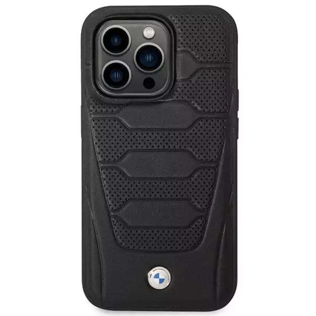 Case BMW BMHCP14X22RPSK iPhone 14 Pro Max 6.7  black/black Leather Seats Pattern 2