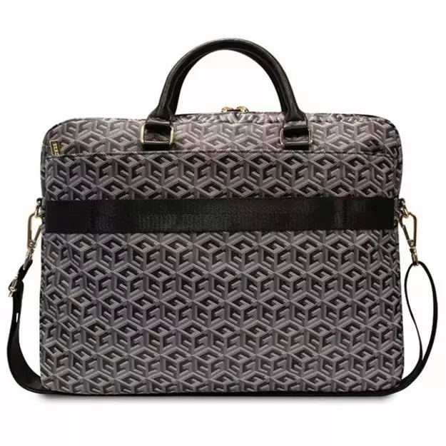Guess GCube Stripes bag for a 16&quot  laptop - black 4