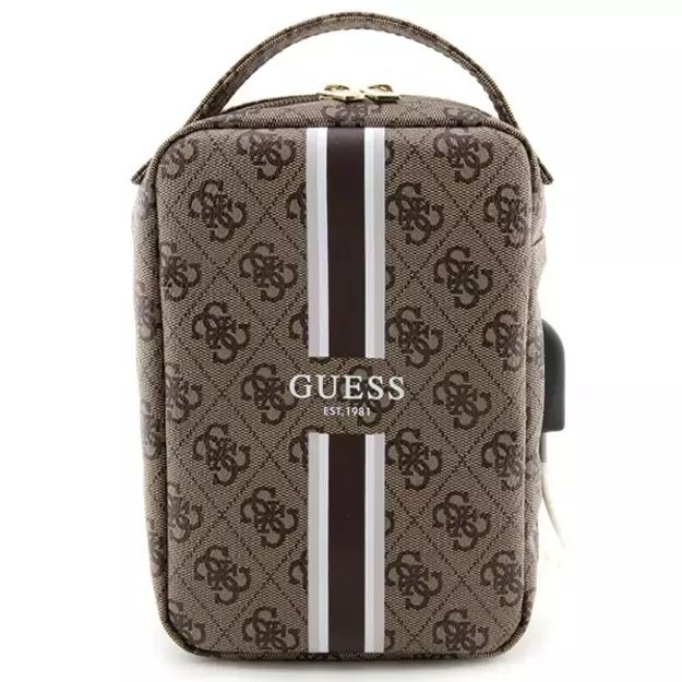Guess Bag GUHBP4RPSW Organizer brown/brown 4G Printed Stripes 3