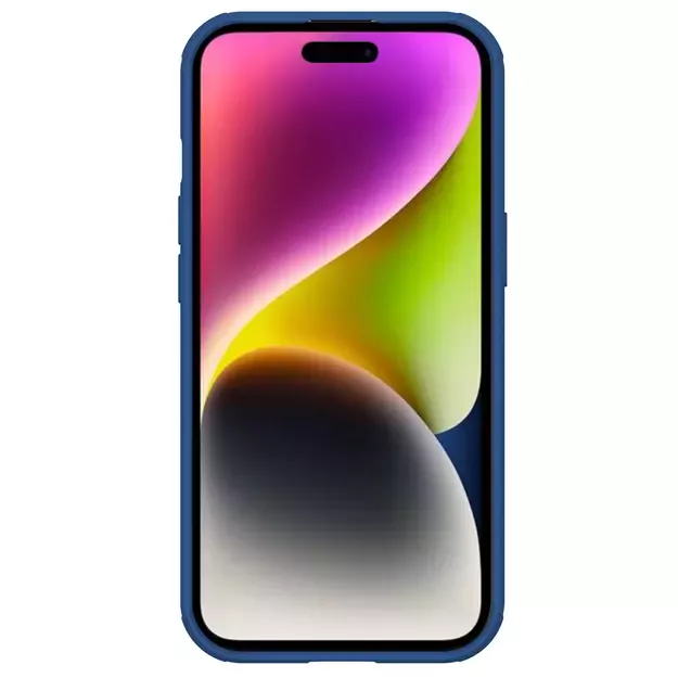 Nillkin CamShield Pro Magnetic Case for iPhone 15 Plus with Camera Protector - Blue 4