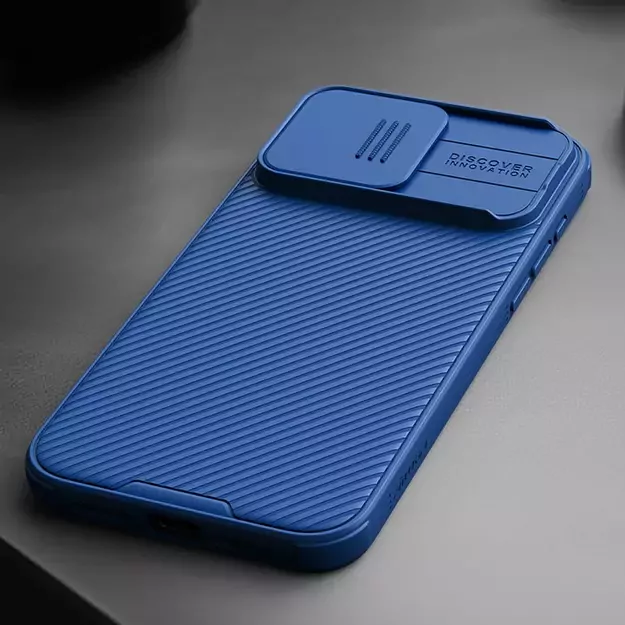 Nillkin CamShield Pro Magnetic Case for iPhone 15 Plus with Camera Protector - Blue 26