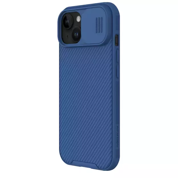 Nillkin CamShield Pro Magnetic Case for iPhone 15 Plus with Camera Protector - Blue 6