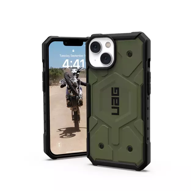 UAG Pathfinder MagSafe case for iPhone 14 Plus - green 20