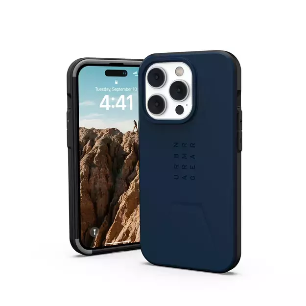 UAG Civilian MagSafe case for iPhone 14 Pro - dark blue 26