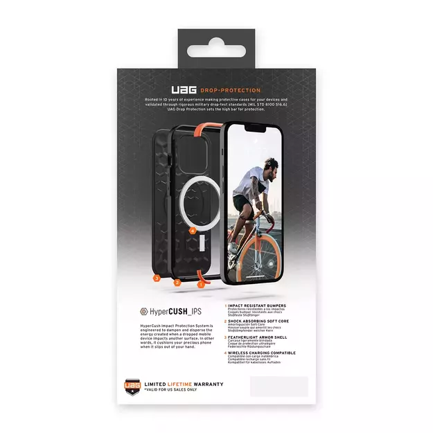 UAG Civilian MagSafe case for iPhone 14 Pro - dark blue 31