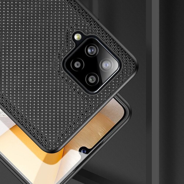 Dux Ducis Fino case covered with nylon material for Samsung Galaxy A42 5G gray 29