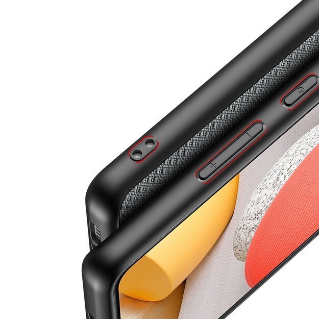 Dux Ducis Fino case covered with nylon material for Samsung Galaxy A42 5G gray 21