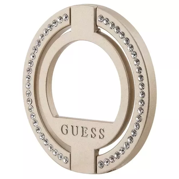 Guess MagSafe Ring stand GUMRSALDGD gold/gold Rhinestone 4