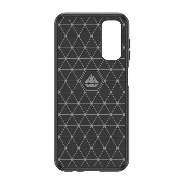 Flexible carbon pattern case for Samsung Galaxy M14 Carbon Case - black 3