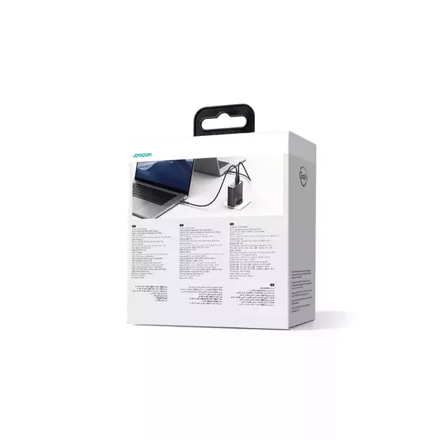 GaN charger UK Joyroom JR-TCG05UK 140W 3x USB-C USB-A + USB-C / USB-C cable 240W 1.2m 18