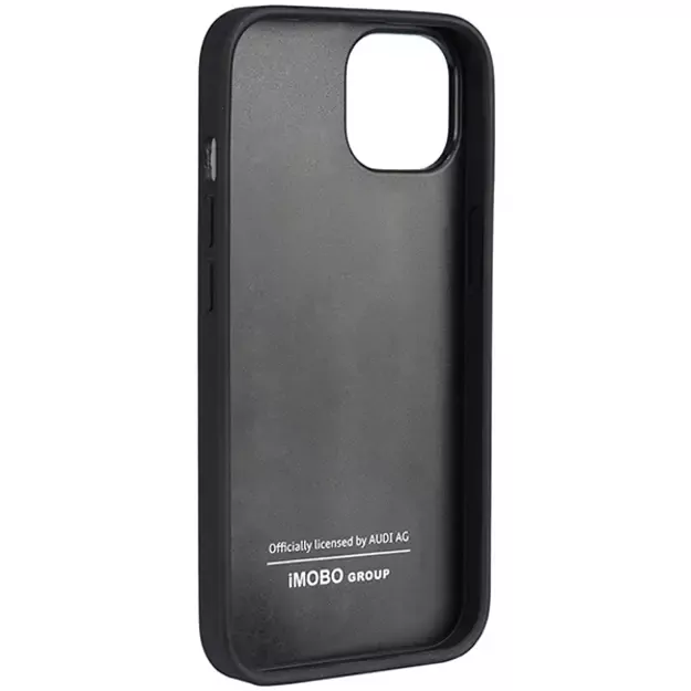 Audi Genuine Leather iPhone 14 6.1&quot  black/black hardcase AU-TPUPPCIP14-Q8/D1-BK 4