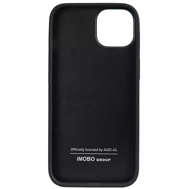 Audi Genuine Leather iPhone 14 6.1&quot  black/black hardcase AU-TPUPPCIP14-Q8/D1-BK 3