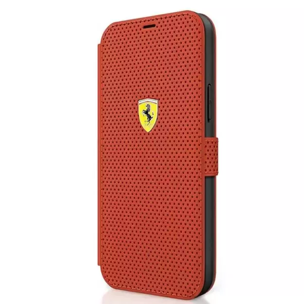 Ferrari FESPEFLBKP12SRE iPhone 12 mini 5.4&quot  red/red book On Track Perforated 1