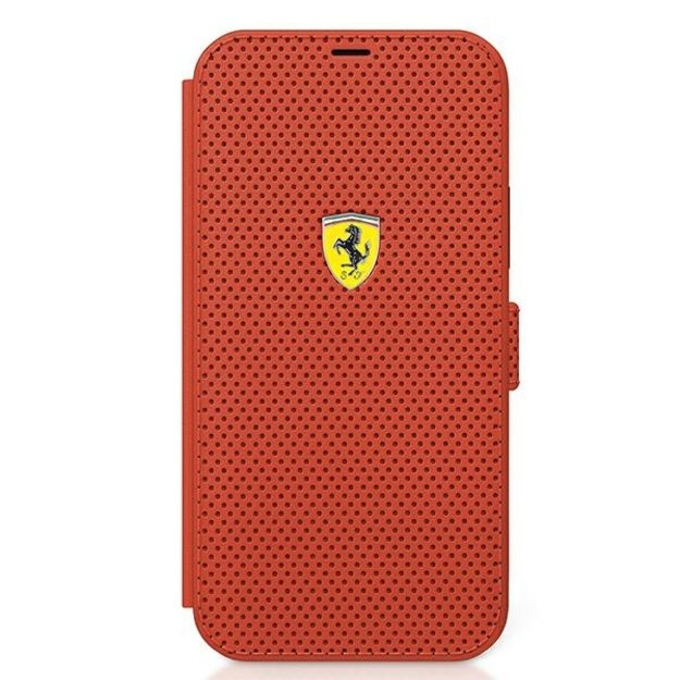 Ferrari FESPEFLBKP12SRE iPhone 12 mini 5.4&quot  red/red book On Track Perforated 7