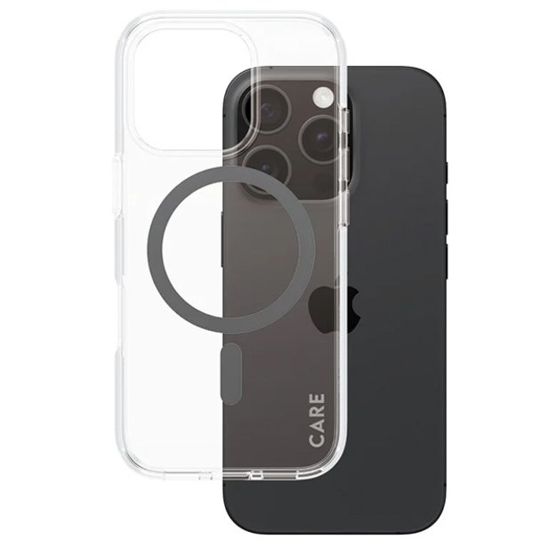 CARE by PanzerGlass Flagship Case iPhone 16 Pro 6.3&quot &quot  black/black MagSafe 1346 1