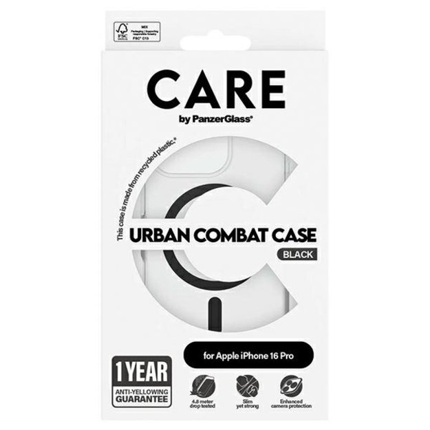 CARE by PanzerGlass Flagship Case iPhone 16 Pro 6.3&quot &quot  black/black MagSafe 1346 3