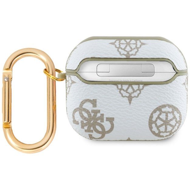 Guess GUA3PG4GPH AirPods 3 cover white/white 4G Hook 1