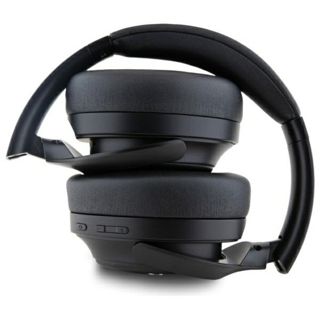 BMW Bluetooth ANC On-Ear Headphones BMBHKL601SSLVK Black/Black Metal Logos 3