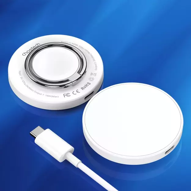 MagSafe Choetech T603-F inductive charger with holder - white 9
