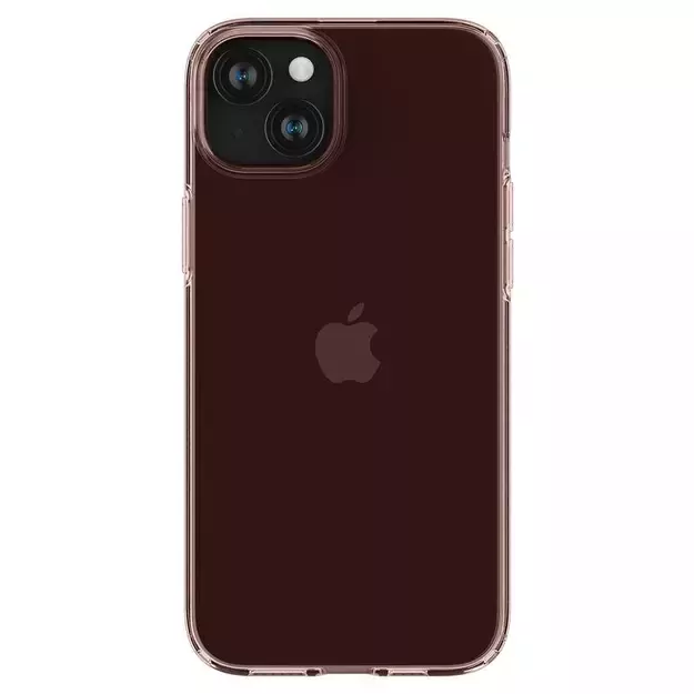 Spigen Crystal Flex iPhone 15 Plus Case - Pink/Transparent 4