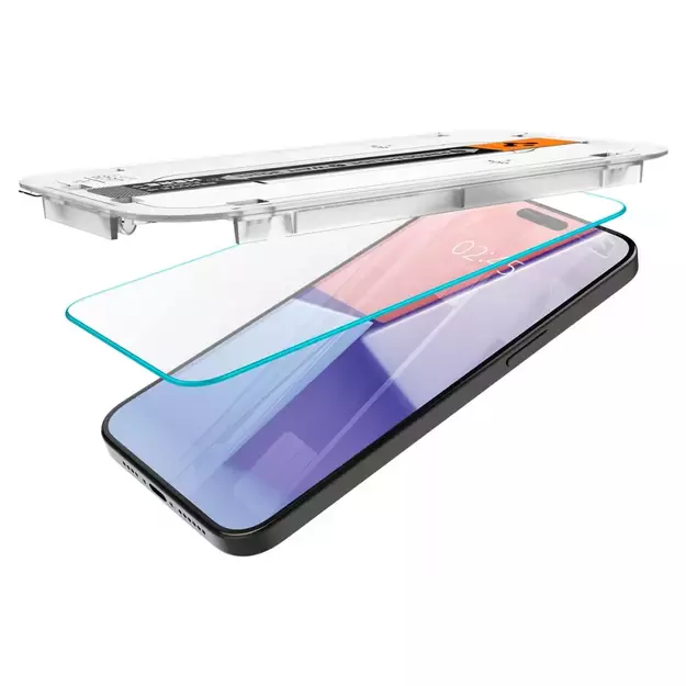 Spigen Glas.tR EZ Fit tempered glass for iPhone 15 Pro Max - 2 pcs. 5