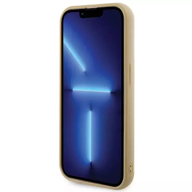 Guess Disco Metal Script case for iPhone 15 Pro - gold 4