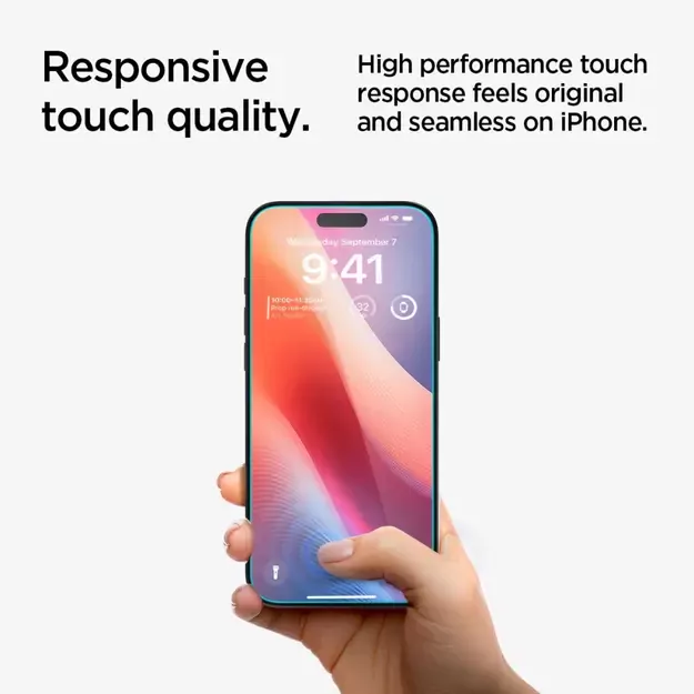 Spigen Glas.tR EzFit Privacy Tempered Glass for iPhone 15/16 with Adapter (2 pcs.) 23