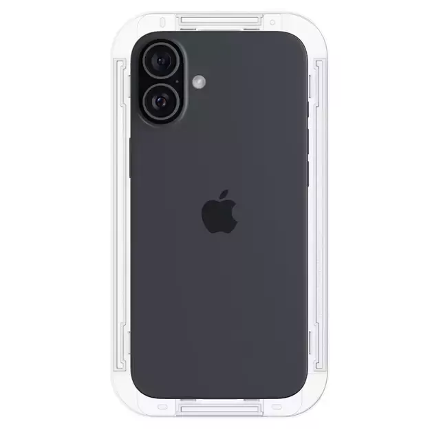 Spigen Glas.tR EzFit Privacy Tempered Glass for iPhone 15/16 with Adapter (2 pcs.) 11