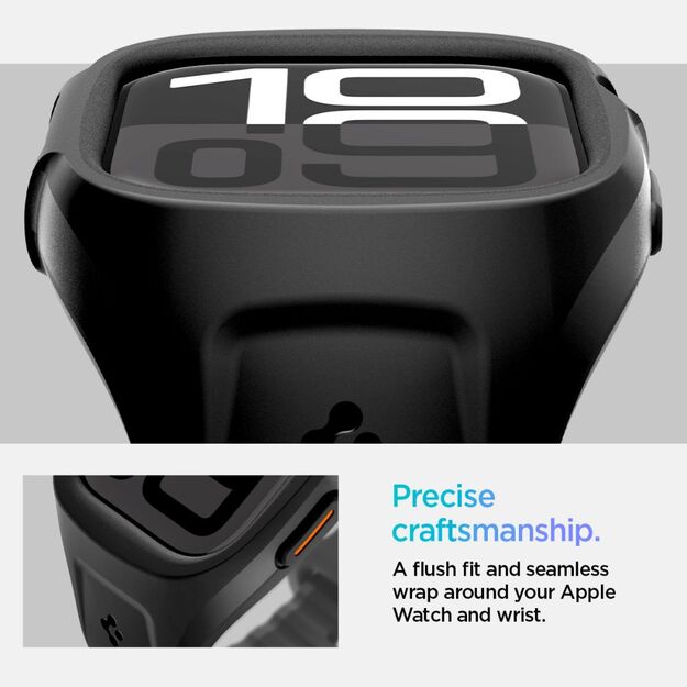 Spigen Liquid Air Pro Strap for Apple Watch 46mm - Matte Black 15