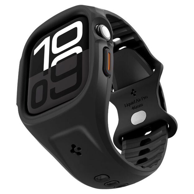 Spigen Liquid Air Pro Strap for Apple Watch 46mm - Matte Black 9