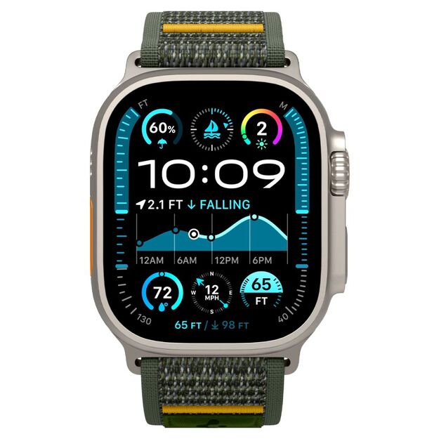 Spigen Athlex Air Strap for Apple Watch 44 / 45 / 46 / 49 mm - Green 1