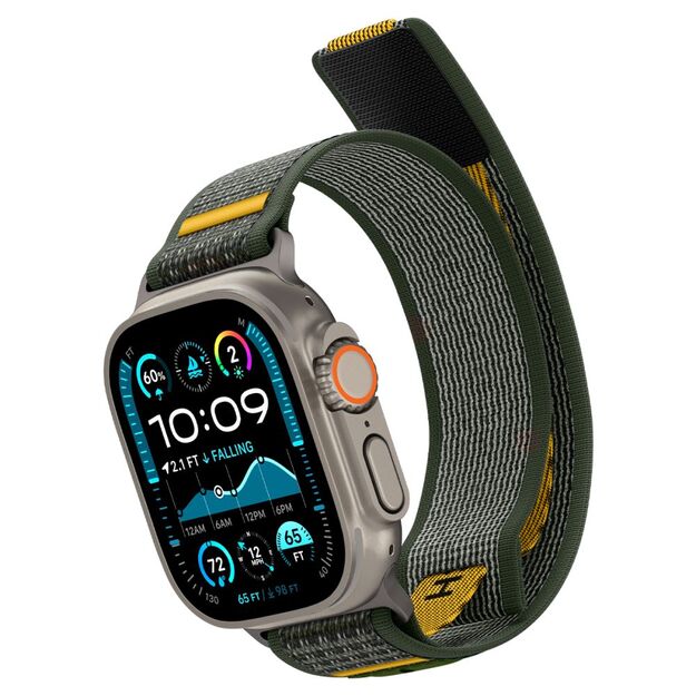 Spigen Athlex Air Strap for Apple Watch 44 / 45 / 46 / 49 mm - Green 10