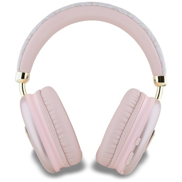 Guess Triangle Logo Over-Ear Headphones - Pink 2