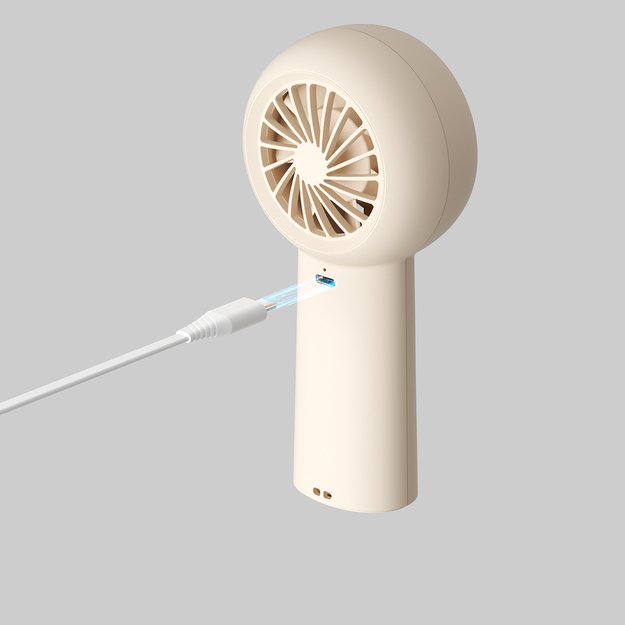 Jisulife Handheld Fan Life5 Plus 4000mAh Portable Mini Blower USB Fan - Beige 7