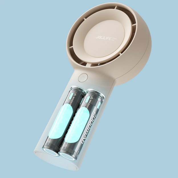 Jisulife Handheld Fan Life5 Plus 4000mAh Portable Mini Blower USB Fan - Beige 10