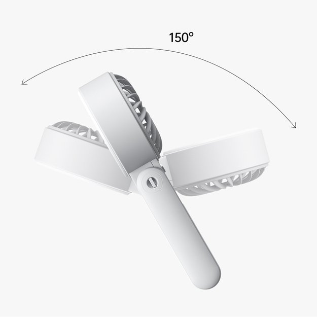 Jisulife Handheld Fan Life7 5000mAh Portable USB Fan - Gray 10