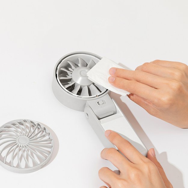 Jisulife Handheld Fan Life7 5000mAh Portable USB Fan - Gray 12