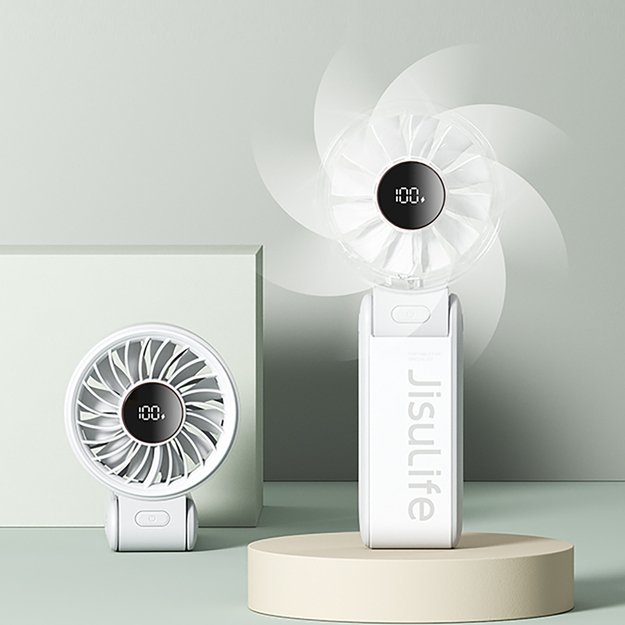 Jisulife Handheld Fan Life7 5000mAh Portable USB Fan - Gray 16