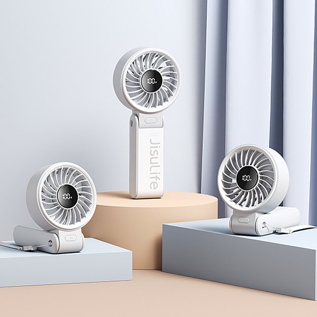 Jisulife Handheld Fan Life7 5000mAh Portable USB Fan - Gray 4