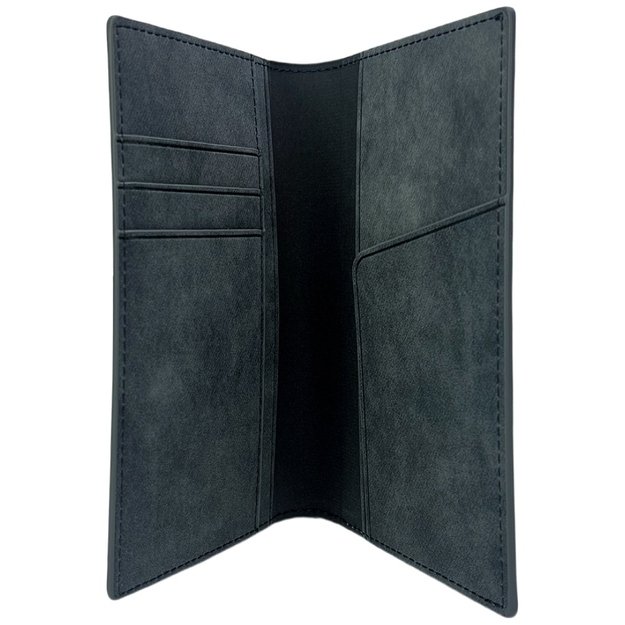 Nimmy Raptor Tiger Passport/Wallet Case - Dark Gray 2