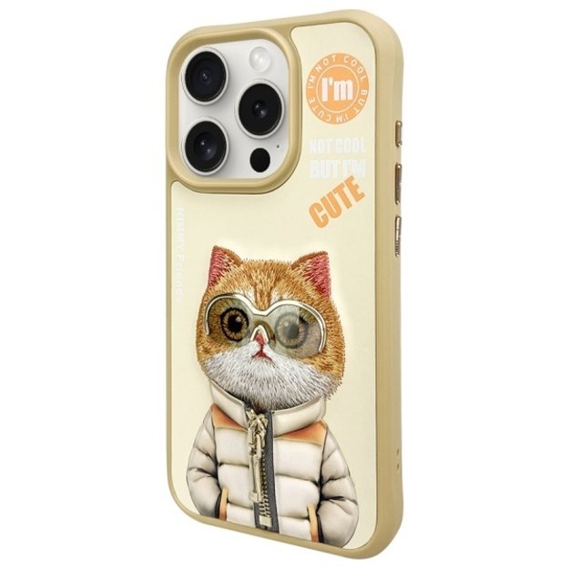 Nimmy Cool&amp Cute 2.0 Cat Case for iPhone 15 Pro - Green 1