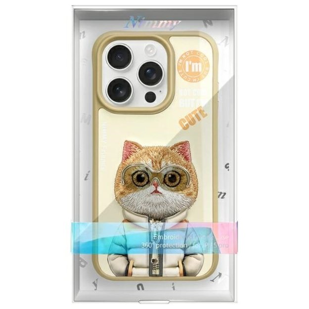Nimmy Cool&amp Cute 2.0 Cat Case for iPhone 15 Pro - Green 11