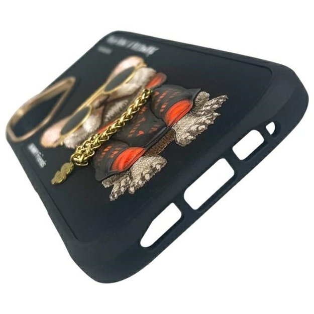 Nimmy Glasses Cool Dog iPhone 16 Case - Black 7