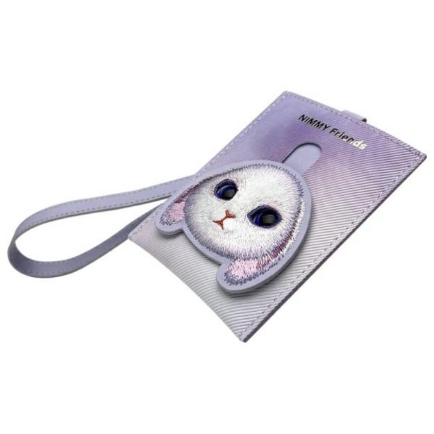 Nimmy Big Eyed Pet 2.0 Rabbit Wallet Card Holder - Purple 1