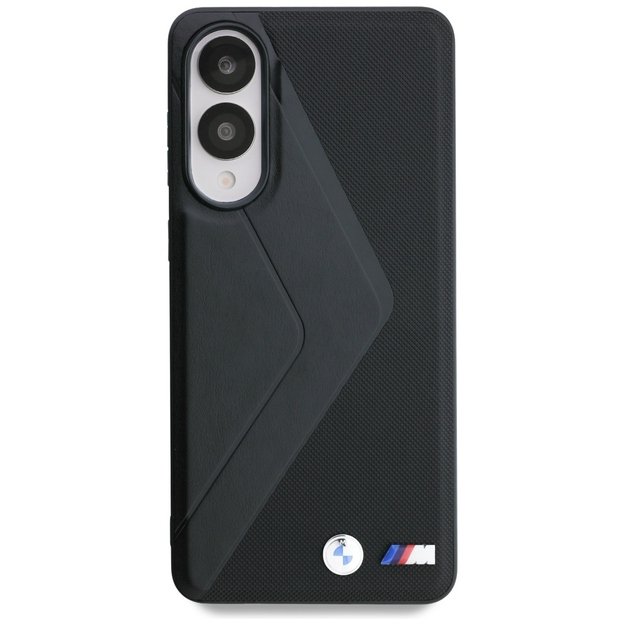 BMW Leather Oversized Stripes MagSafe case for Samsung Galaxy S25 Edge - black 2