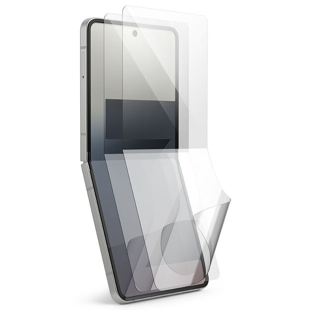 Ringke Dual Easy Pro 2-pack protective film for Samsung Galaxy Z Flip 7 - transparent 2