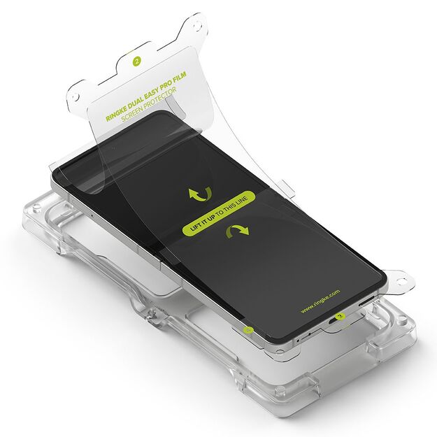 Ringke Dual Easy Pro 2-pack protective film for Samsung Galaxy Z Flip 7 - transparent 3